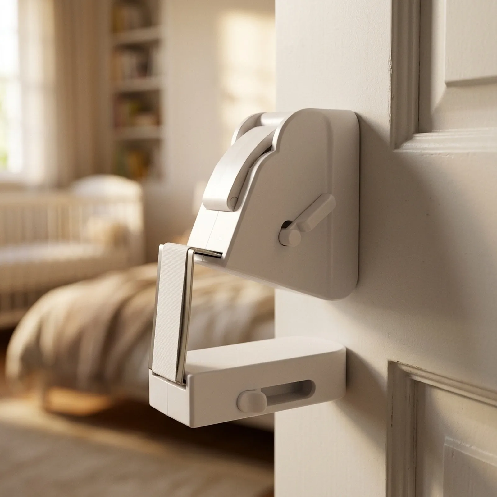 1/3pcs Sna-pon Childs -Proof Door Locks Door Locks For Safety Latch For Bedroom Toddler&Pet -Proofing Home Use Easy Installation