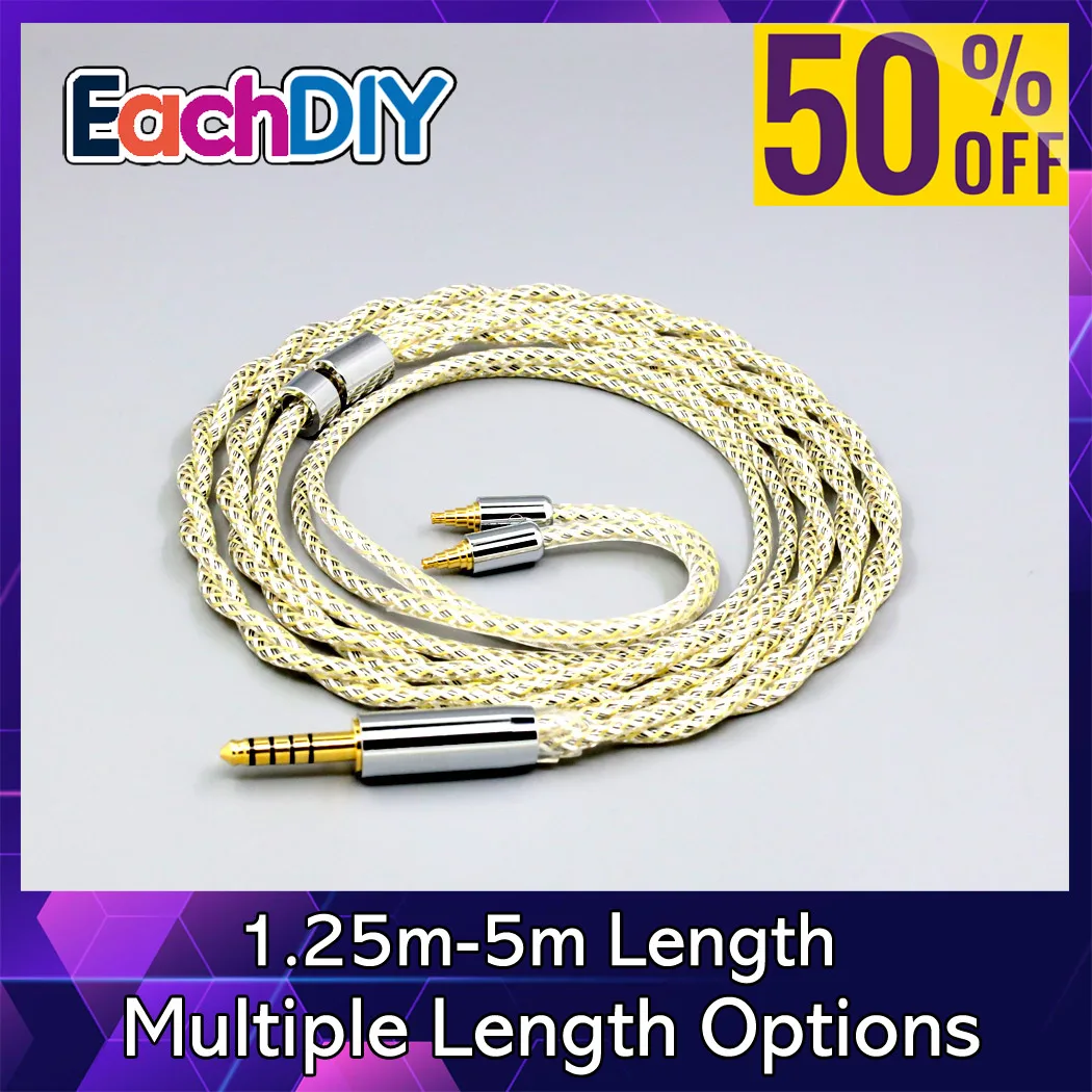 

Кабель для наушников TypeS 23AWG Litz Shielding Silver OCC для Sennheiser IE40 Pro IE40pro LN008946