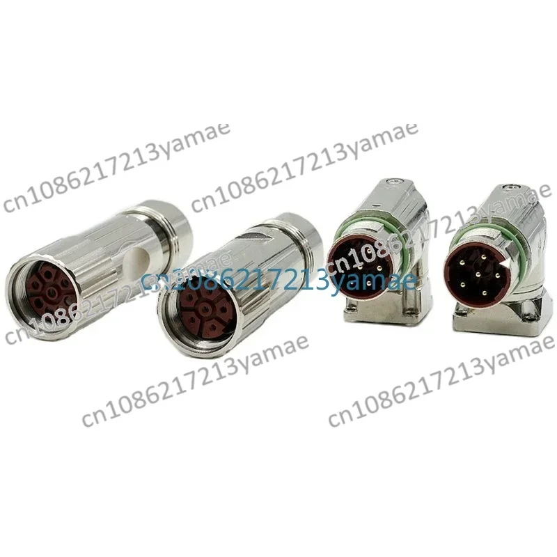 M923 Metal 6 Pin 8 Pin Cores Female Or Male Connector M23 Power Plug And Socket