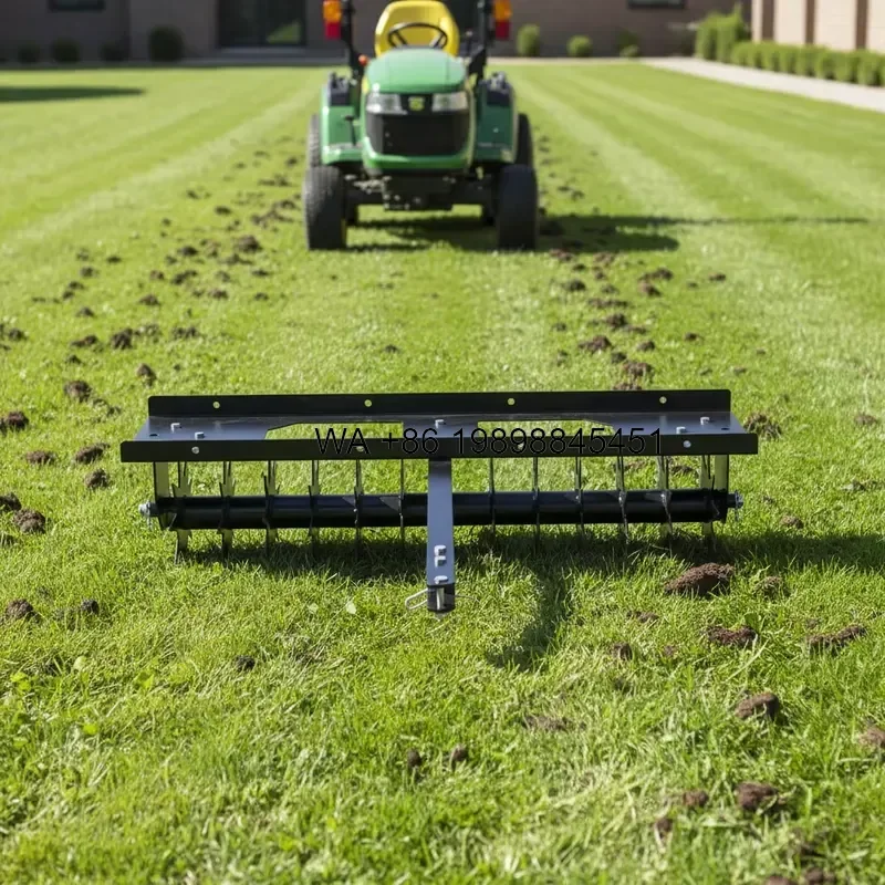 Wmwmnu for High-Efficiency Spike Aerator Platform Riding Mowers Durable Steel 10 Spikes Easy-Install Tool Lawn Health Turf