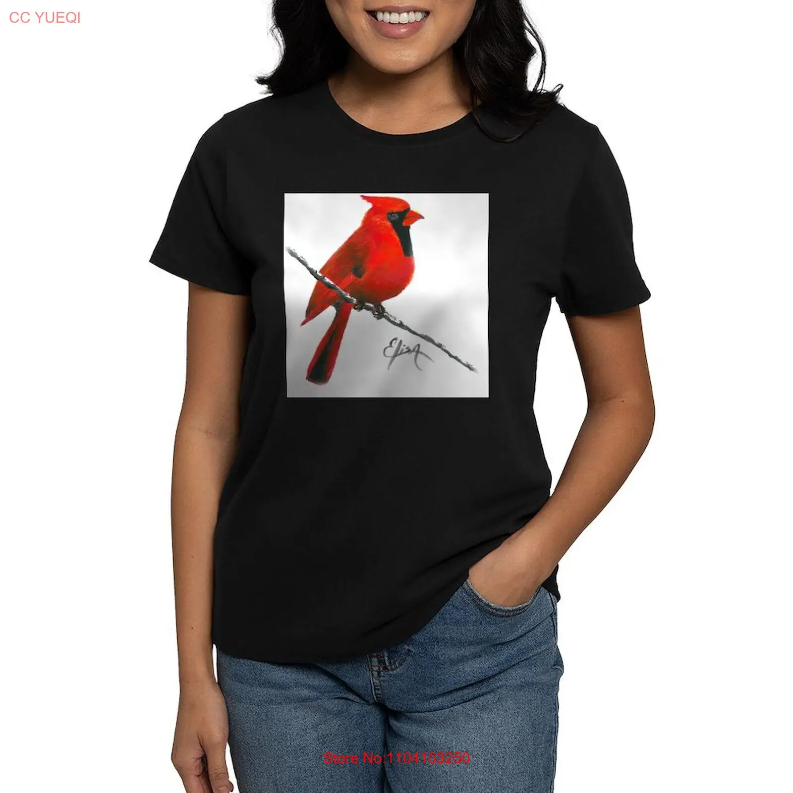

CafePress Cardinal (2) Женская футболка Женская хлопковая футболка ( 782332168 )