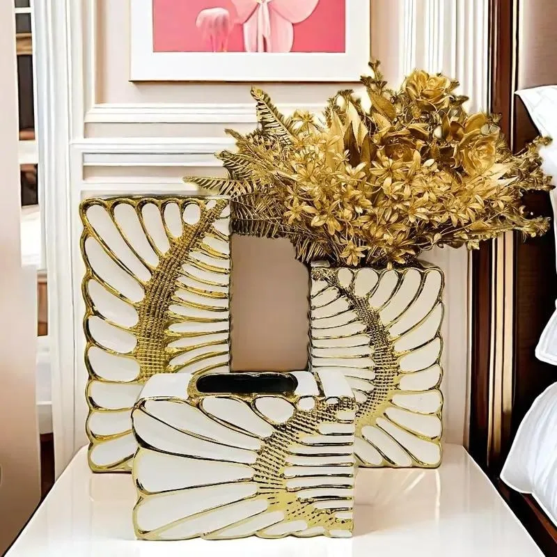 Contemporary Classic Color Art Ceramic Vase for Home Decoration Wedding Centerpiece