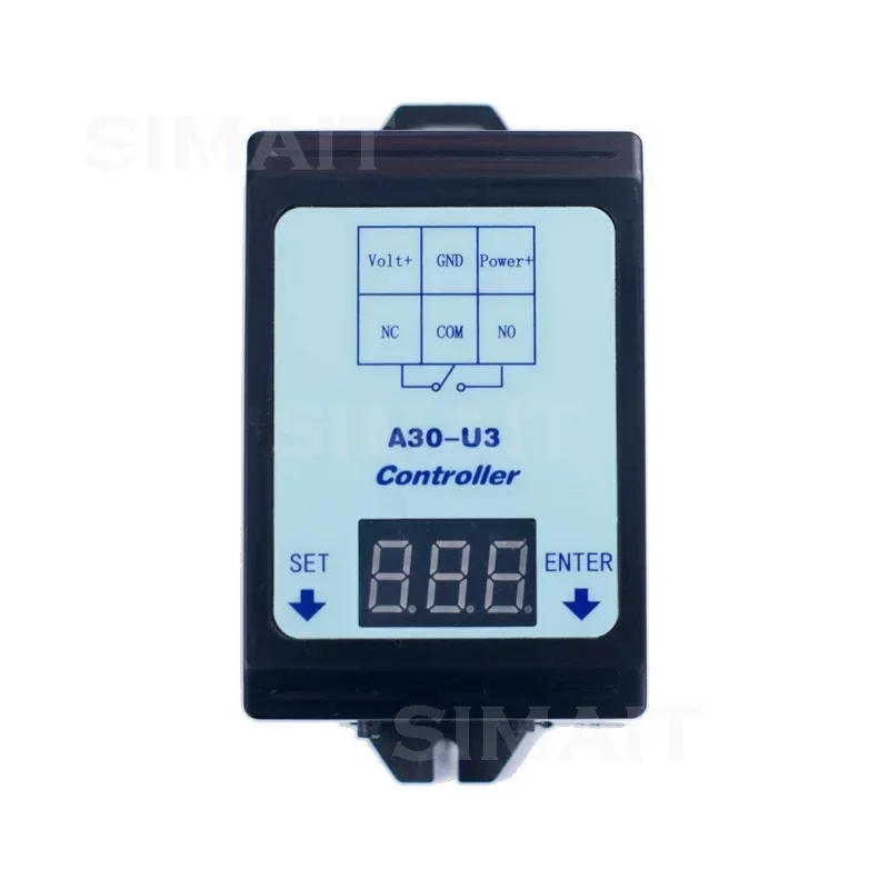 DC Voltage Detection Relay A30-U3 | 6-80V, 30A with Delay & Interval Timer Control
