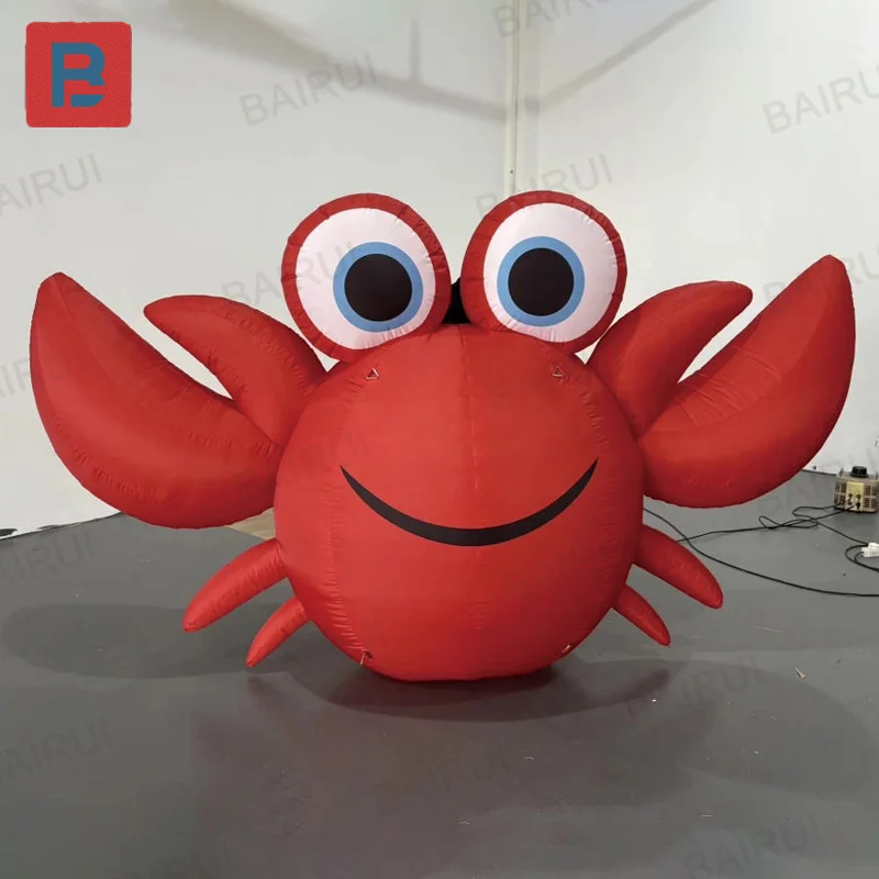 Aufblasbare Krabbe, aufblasbares Modell in Tierform, mit Gebläse, Dekoration für Neujahrsveranstaltungen im Freien