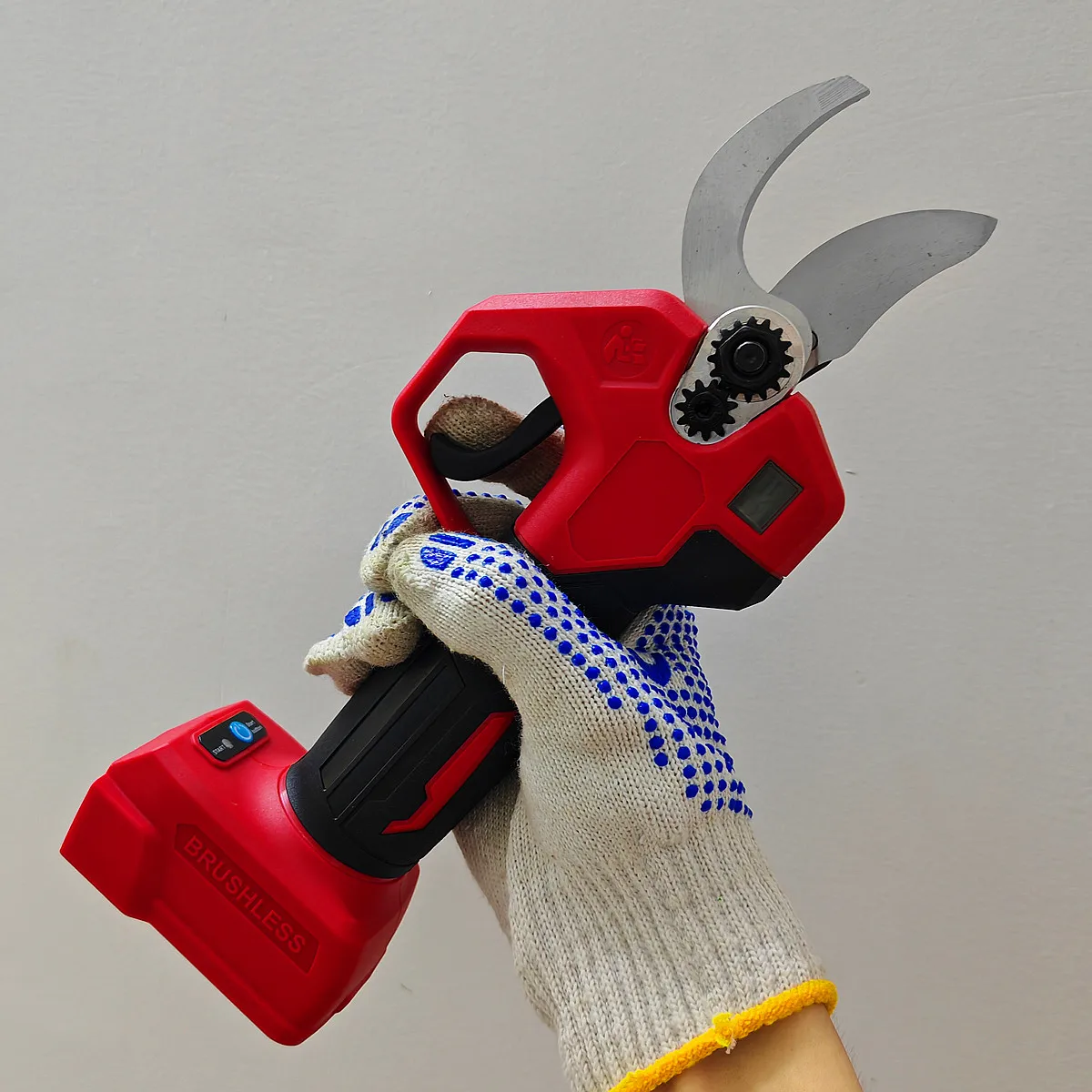 Brushless Electric Pruning Shears Pruner With LED Display 32MM Cordless Garden Scissors For Milwaukee 18V Battery - view 3