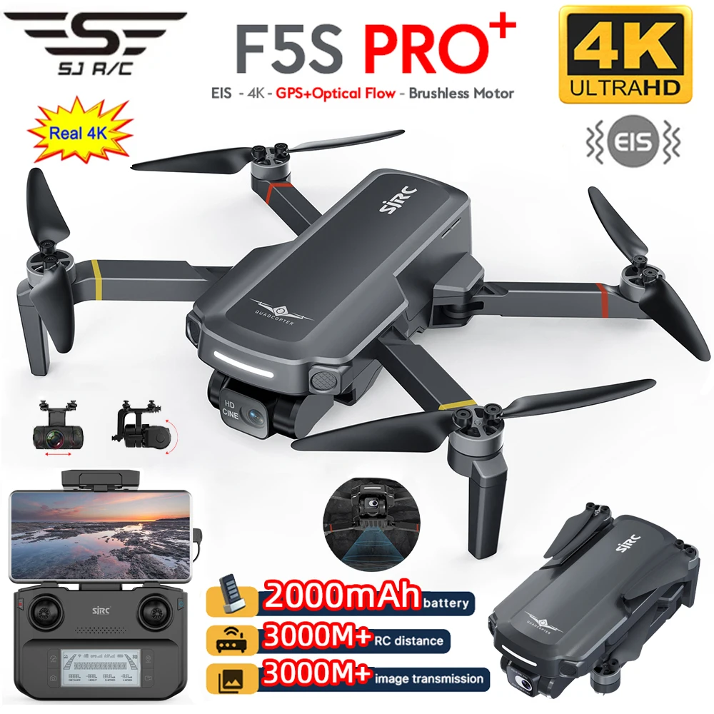 

SG908 Max Drone 4K Profesional 3-Axis Gimbal GPS 5G Wifi FPV 3KM Distance Brushless RC Helicopter Dron VS F11S 4K Pro SG906 Max