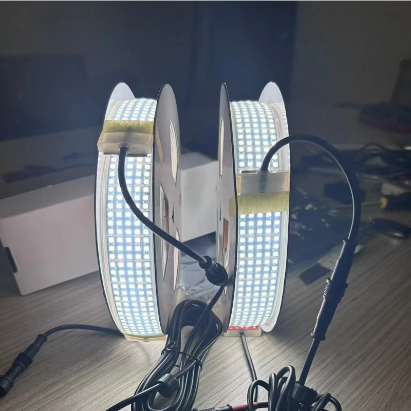 

with Expansion Controller and Remote Control 5 Row Pure White Wheel Light Kit Waterproof White Light Emitting Diode Strip