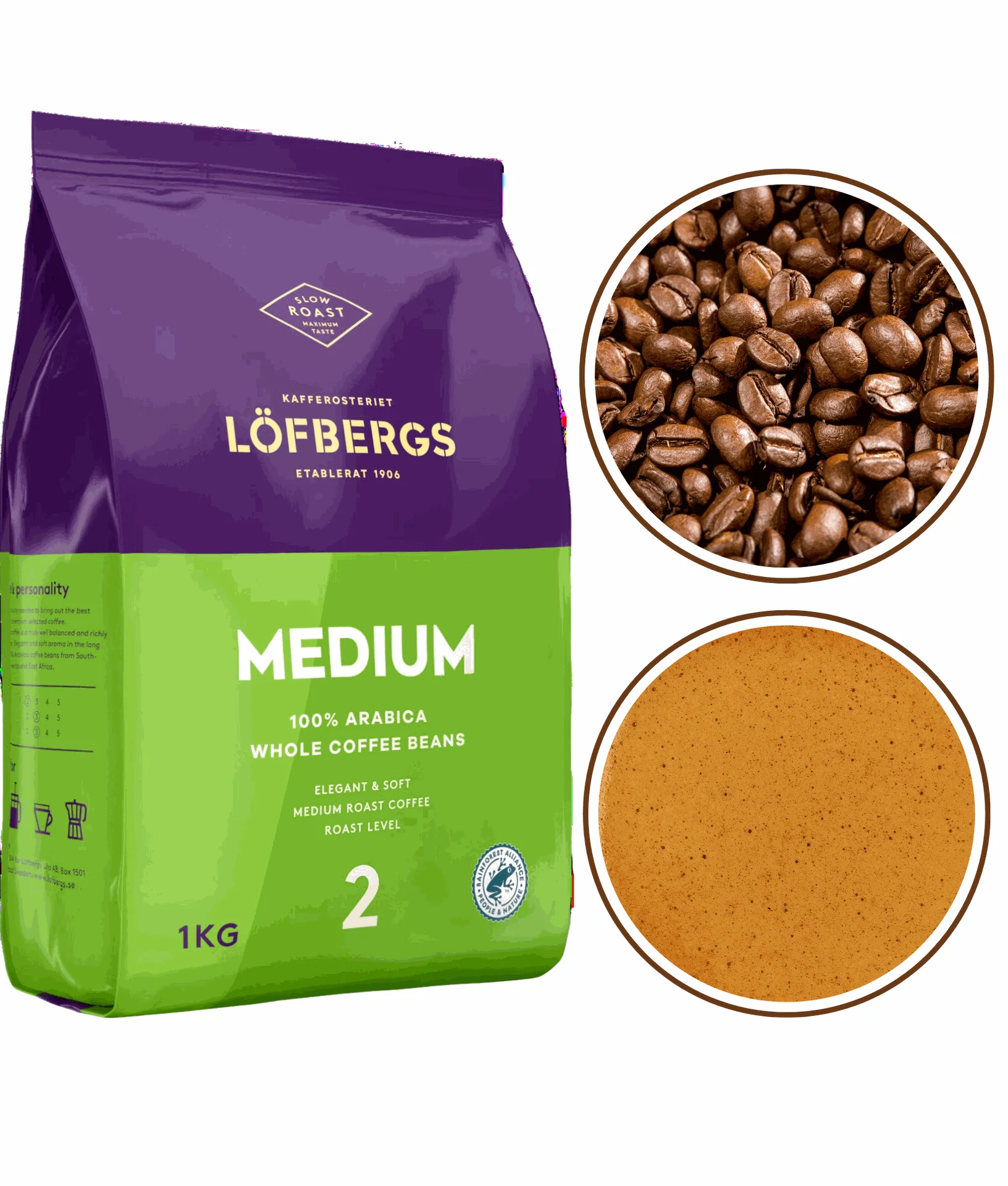 Lofbergs Medium Roast kawa ziarnista arabica 1kg