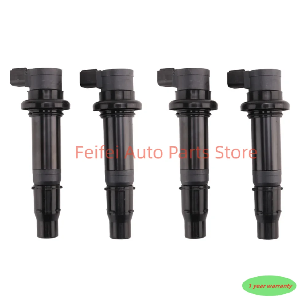 4Pcs New Ignition Coil F6T558 F6T560 for Yamaha YZF R1 R6 R6S VMX V Max 2002-2017 5VY-82310-00-00
