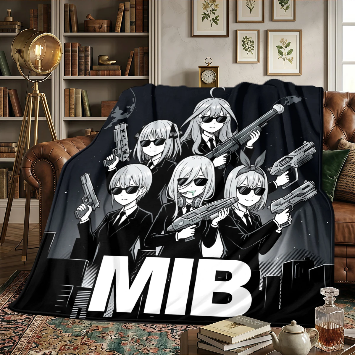 The Quintessential Quintuplets Warm Comfortable Printed Flannel Blanket,Bedrooms, Sofas, Beds, Chairs, Picnics, Travel -HE62