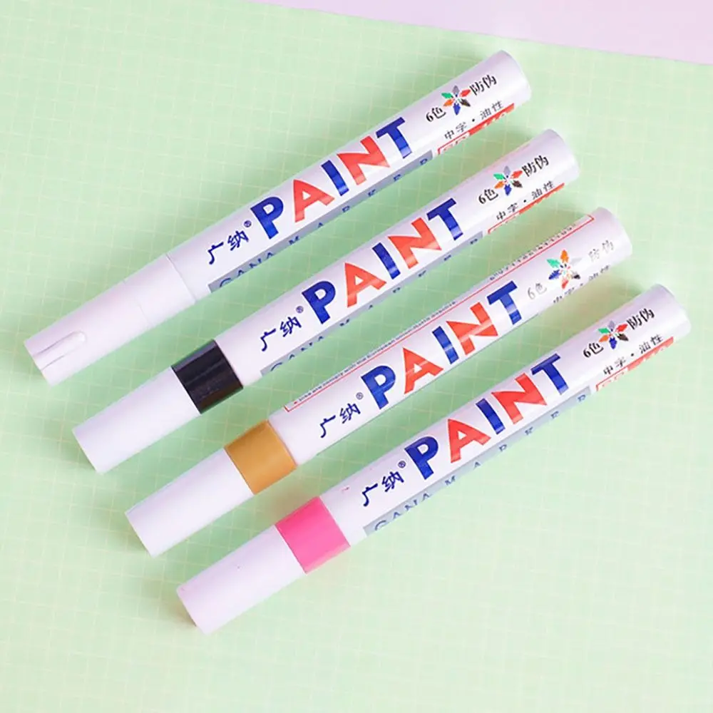 12-Farben hochwertige wasserdichte Farb markierung, die Kraft glattes Schreiben 12-Farben-Stift permanentes Briefpapier Acryl stift abdeckt