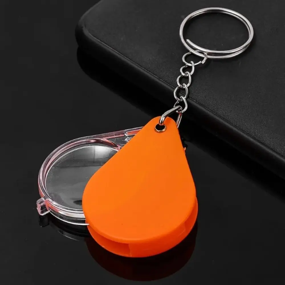 Gifts 10X Jewelry Loupe Foldable Keychain Diamond Jewelers Eye Glass Tool Reading Magnifiers Appraisal of Antiques
