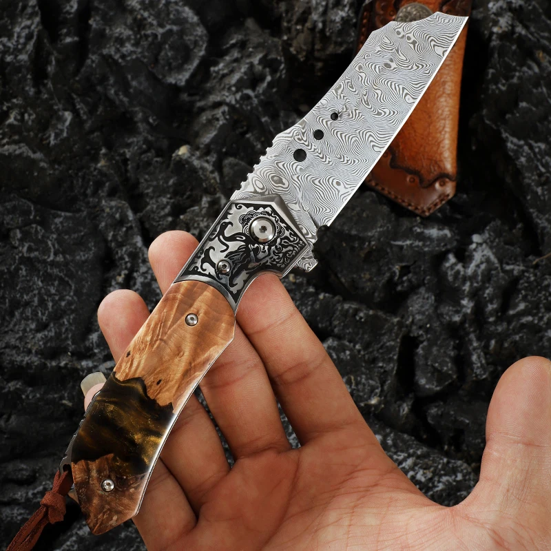 High-quality Damascus steel fo - огляд і ціна Outdoor Adventure Hunt