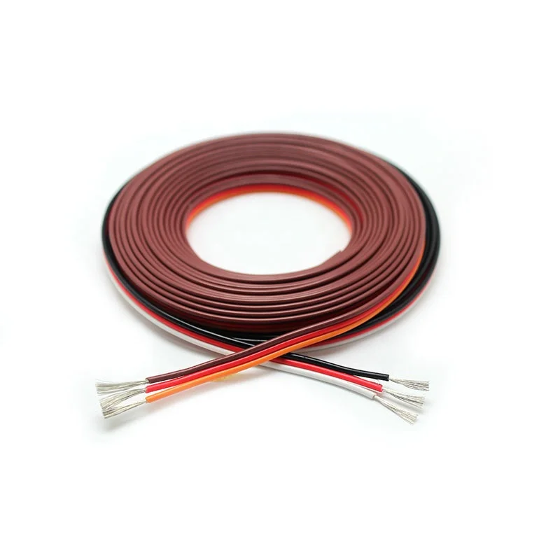 10 pçs 22awg 60 núcleos jr futaba servo cabo de extensão fio paralelo chumbo para acessórios diy em rc carro barco avião helicóptero