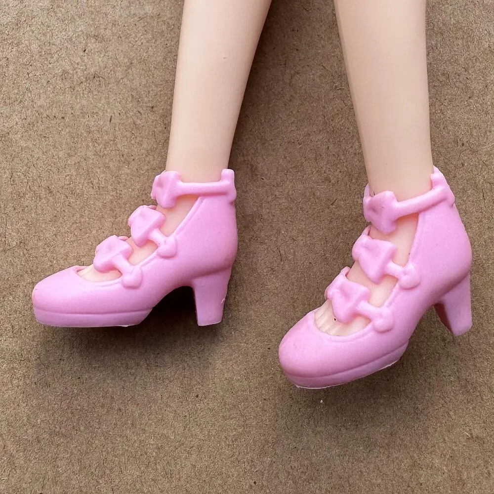 1/6 Maßstab Licca Puppenschuhe DIY High Heels & Flachsohlen Deko-Spielzeug für Puppenzubehör – Detail 6