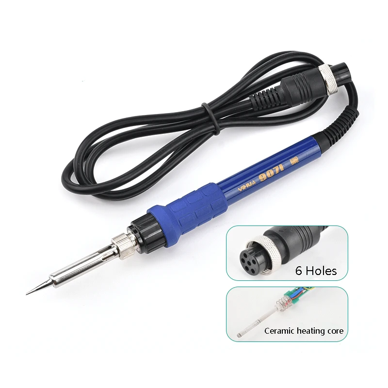 6 Holes YIHUA 907I 65W Soldering Iron Handle For YIHUA 862BD+/898BD+/995D