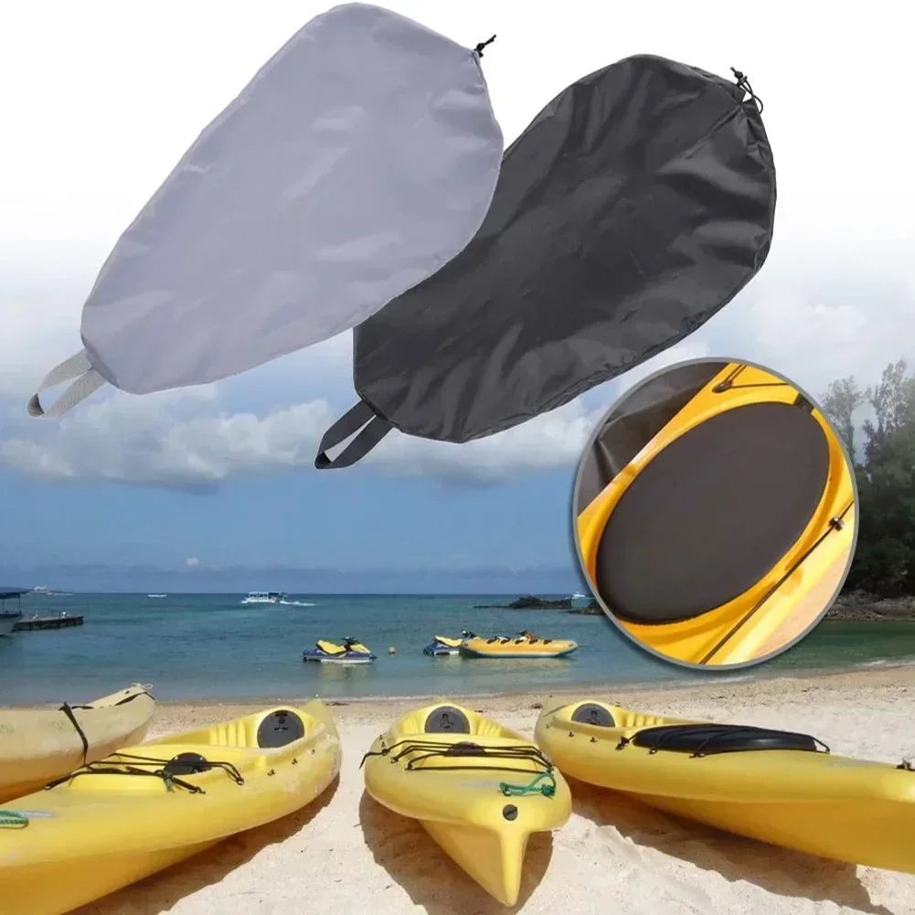 Kayak Cockpit Seal Cover Waterproof Deck Boat Cockpit Protector Tear Resistant Oxford Canopy Cockpit Cover Boat Accessories