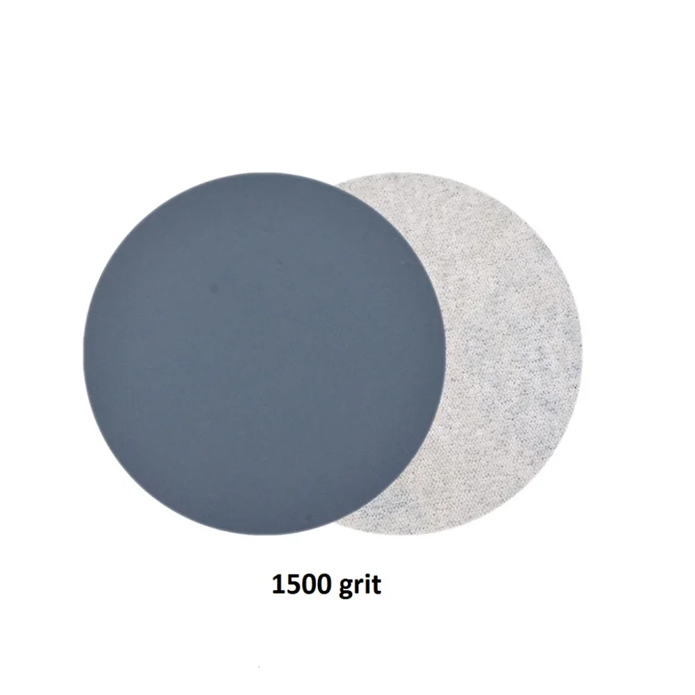 25pc 3inch Disc Sandpaper 75mm Sandpaper Hook&Loop Sanding Water/Dry Sand Paper Flocking Back Velvet Sandpaper 1000-5000 Grit