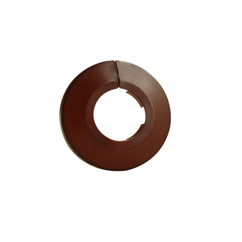 2pcs Plastic Wall Hole Duct Cover Shower Faucet Angle Valve Pipe Plug Decoration Cover Snap-on Plate Kitchen Faucet Accessories