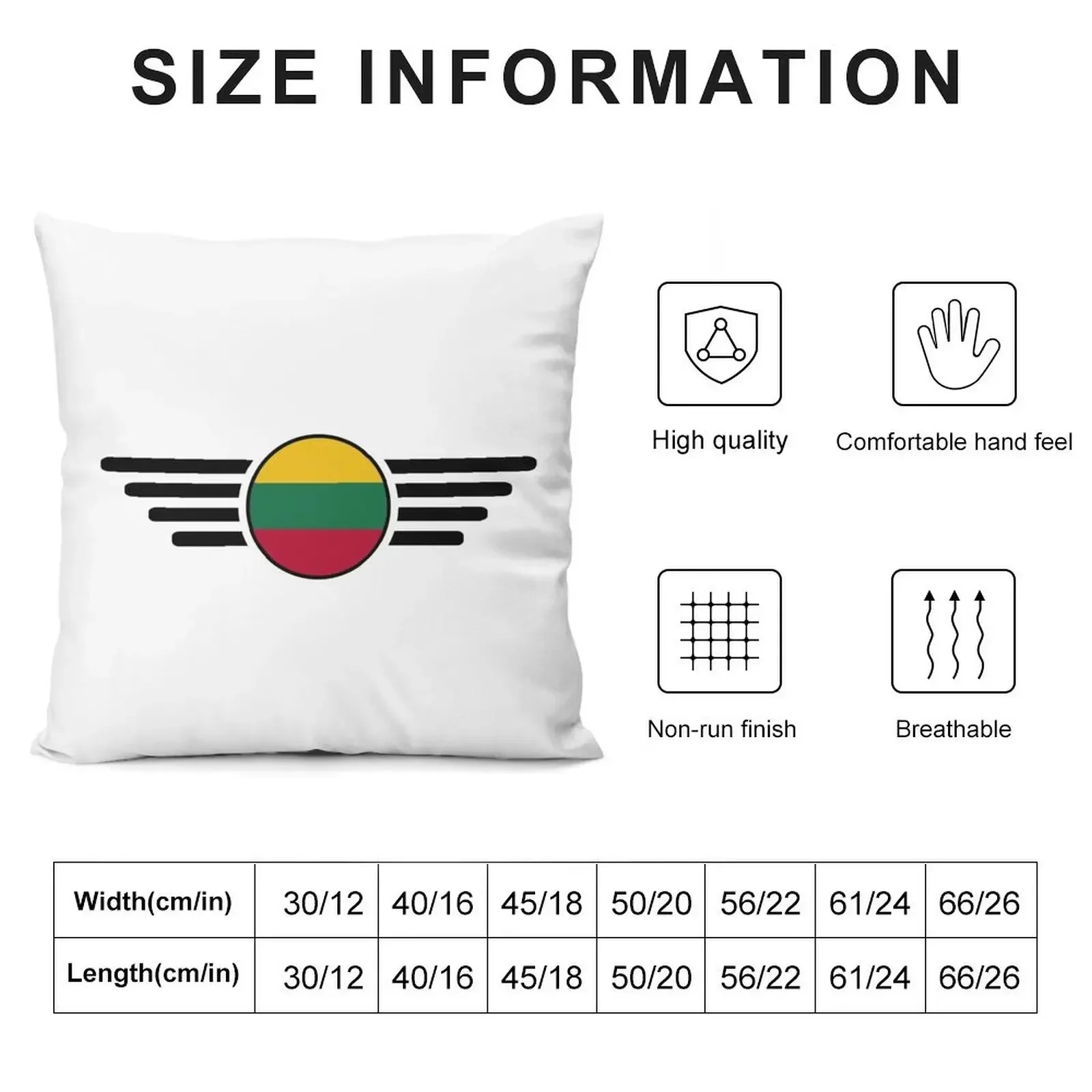 Lithuania style design t-shirt Throw Pillow Throw Pillow Cushions For Decorative Sofa pillow