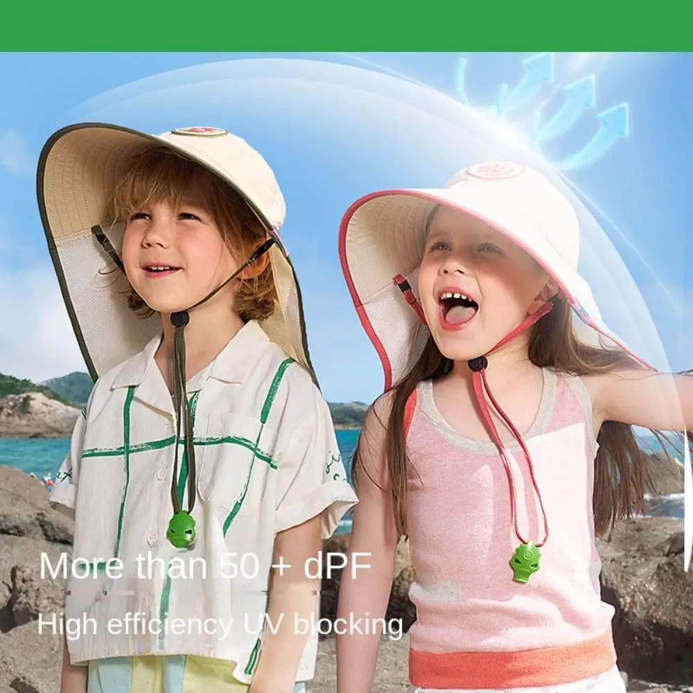 

Children's Sun Protection Hat Summer UV Protection Sun Hat Beach Hat Large Brim Hat Casual Sun-Shade Fisherman Hat