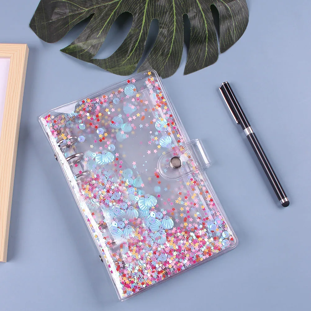 

PVC Stainless Steel Binder Ledger A6 Money Saving Notebook Budget Planner Pocket Zipper Bag File Folder Storage