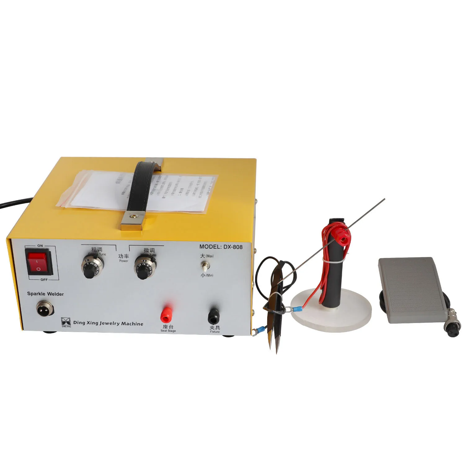 80A Spot Welding Hand Held Pulse Spot Welder Gold Welding Machine Silver Jewelry Processing Tools