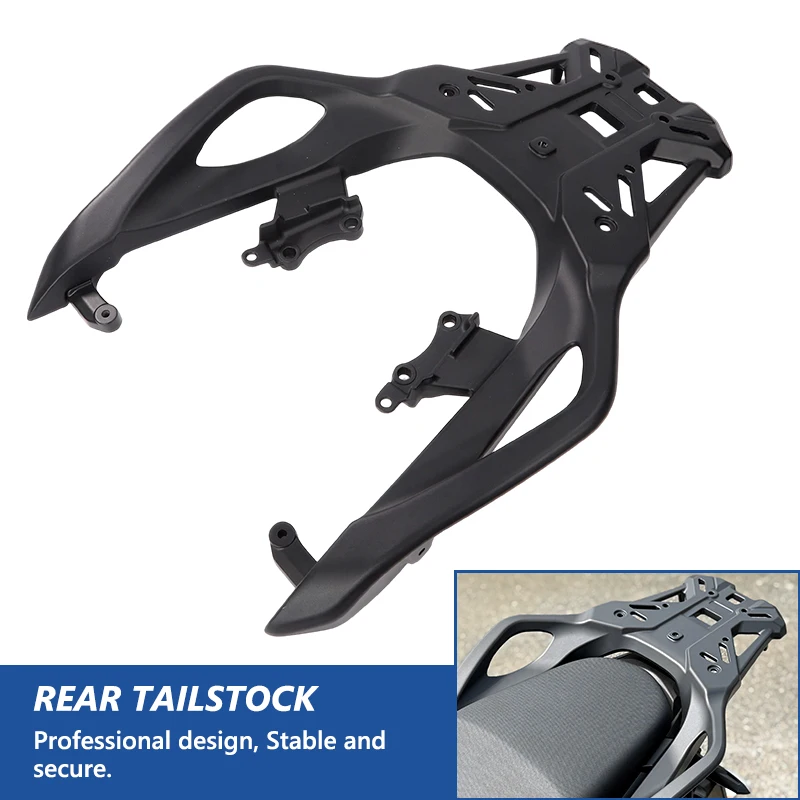 Extended One-Piece Aluminium Alloy Rear Rack For Honda CB500X,Motorcycle Cargo Rack Storage Box Support Special for Honda NX500