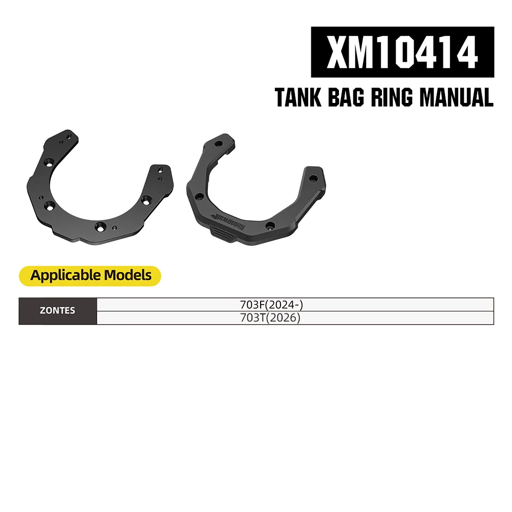 Rhinowalk Motorfiets Waterdichte Tank Opbergtas Magnetische Snelkoppeling Fietsaccessoires Voor CFMOTO 450 MT Kawasaki VOGE BMW