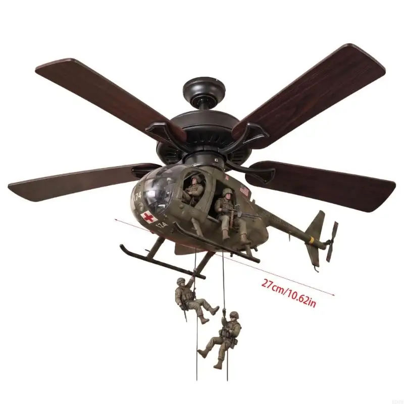 Helicopter Ceiling Display Mounting Set, Engineering Plastic Easy Installation Hanger for Study, Bedroom or Hobby Room B03E