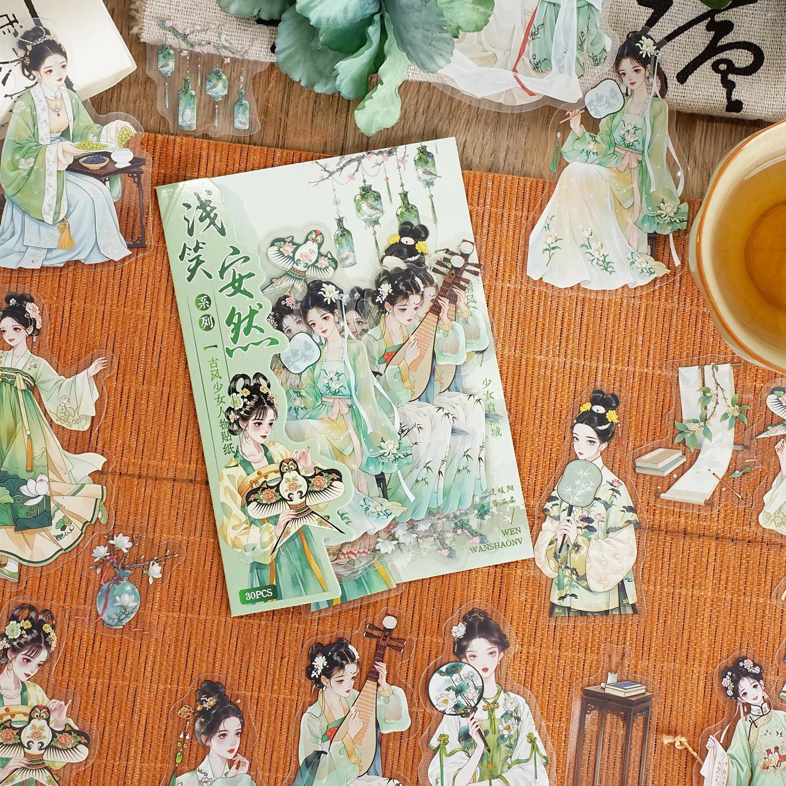 エトーリライフ 30枚入り 緑の木のパビリオン 中国古代風 - Korean Girls Lifestyle のレビューと価格