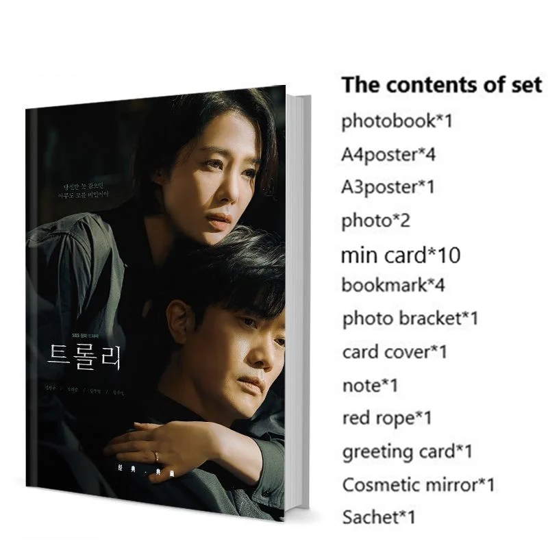 Trolley Hyun-joo Kim Hee soon Park Photobook Set With Poster Lomo Card Bookmark Picturebook Photo Album Artbook Fans Gift