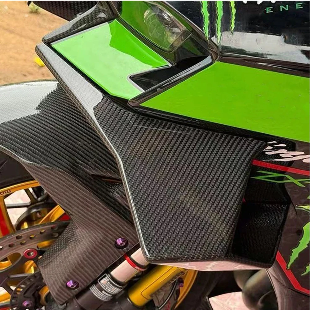 

For Kawasaki ZX-10R ZX10R 2022-2025 Winglet Spoiler Fairing Fixed Wing ZX 10RR Ultra Light wings Motorcycle Accessories