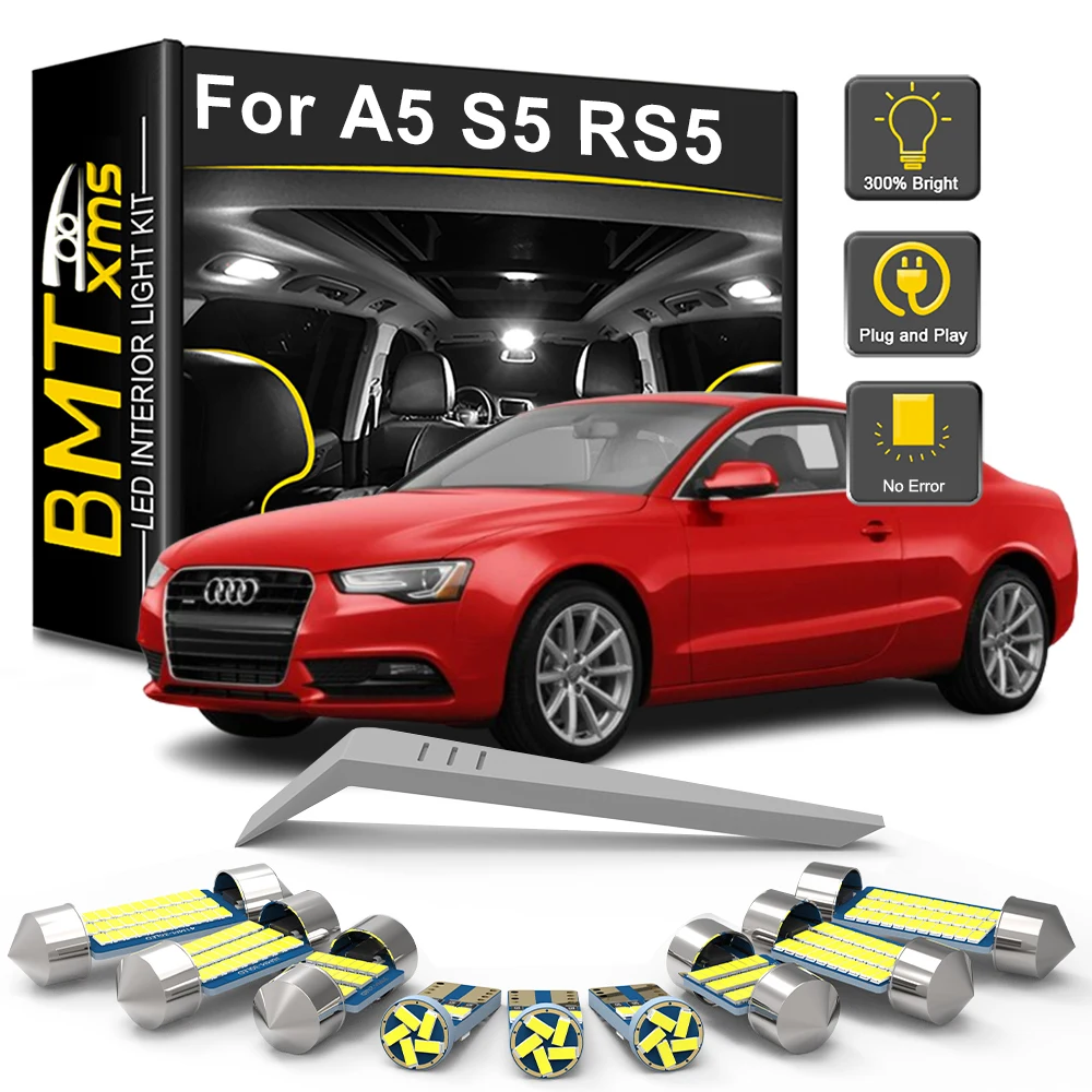 

BMTxms Canbus светодиодный комплект внутренних ламп для Audi A5 S5 RS5 8TA 8T3 2007-2011 2012 2013 2014 2015 2016 2017 автомобильные аксессуары