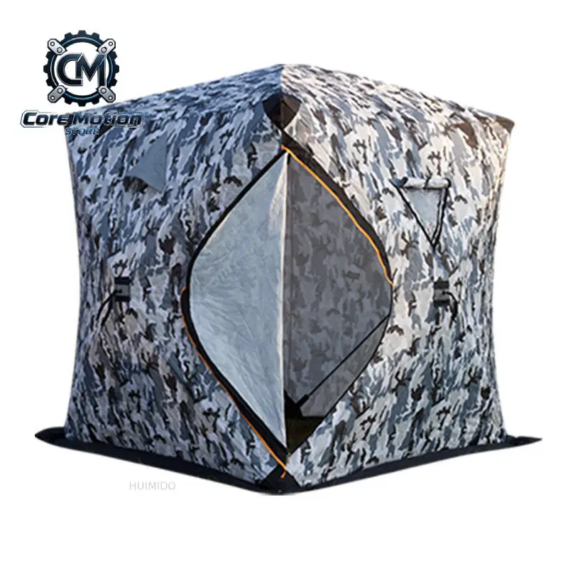 Outdoor 3-4 People Single-layer Thickened Thermal Insulation and Cold-proof Winter Fishing Tent