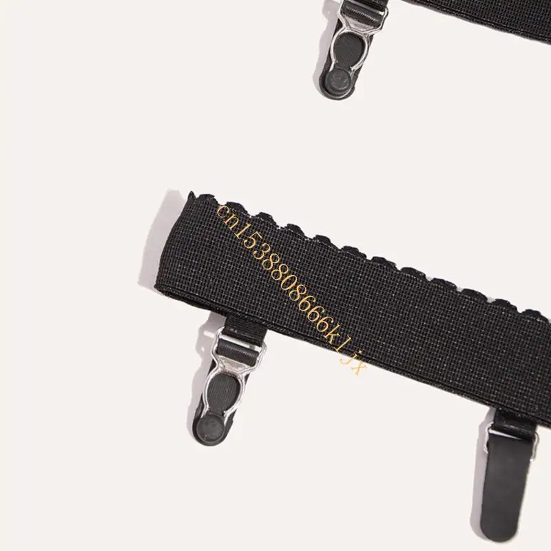 أحزمة الرباط ، فخذ فخذ مرنة عالية الجوارب حزام الرباط من أجل الفخذ الكثيف 066C #2