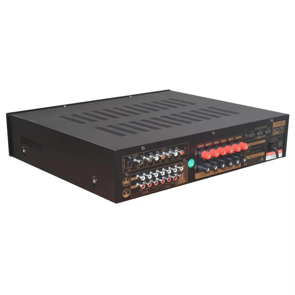 Sunbuck ضياع بلوتوث 1200 واط 5.1 AV مكبر صوت الصوت الصوت 4K 1080P HD DTS Dolby AC-3 المسرح المنزلي مكبر كهربائي