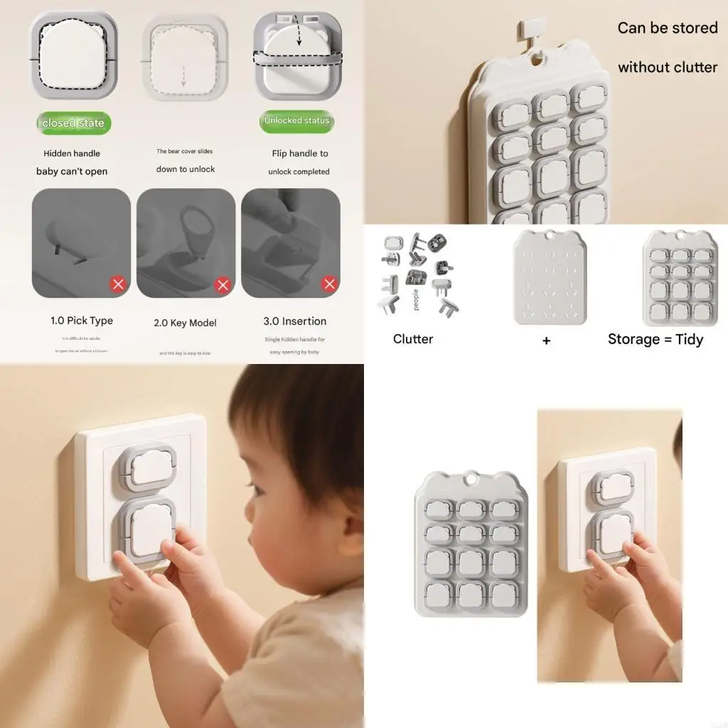 

Защита розеток Защита от поражения электрическим током Защитная крышка вилки Детская безопасность