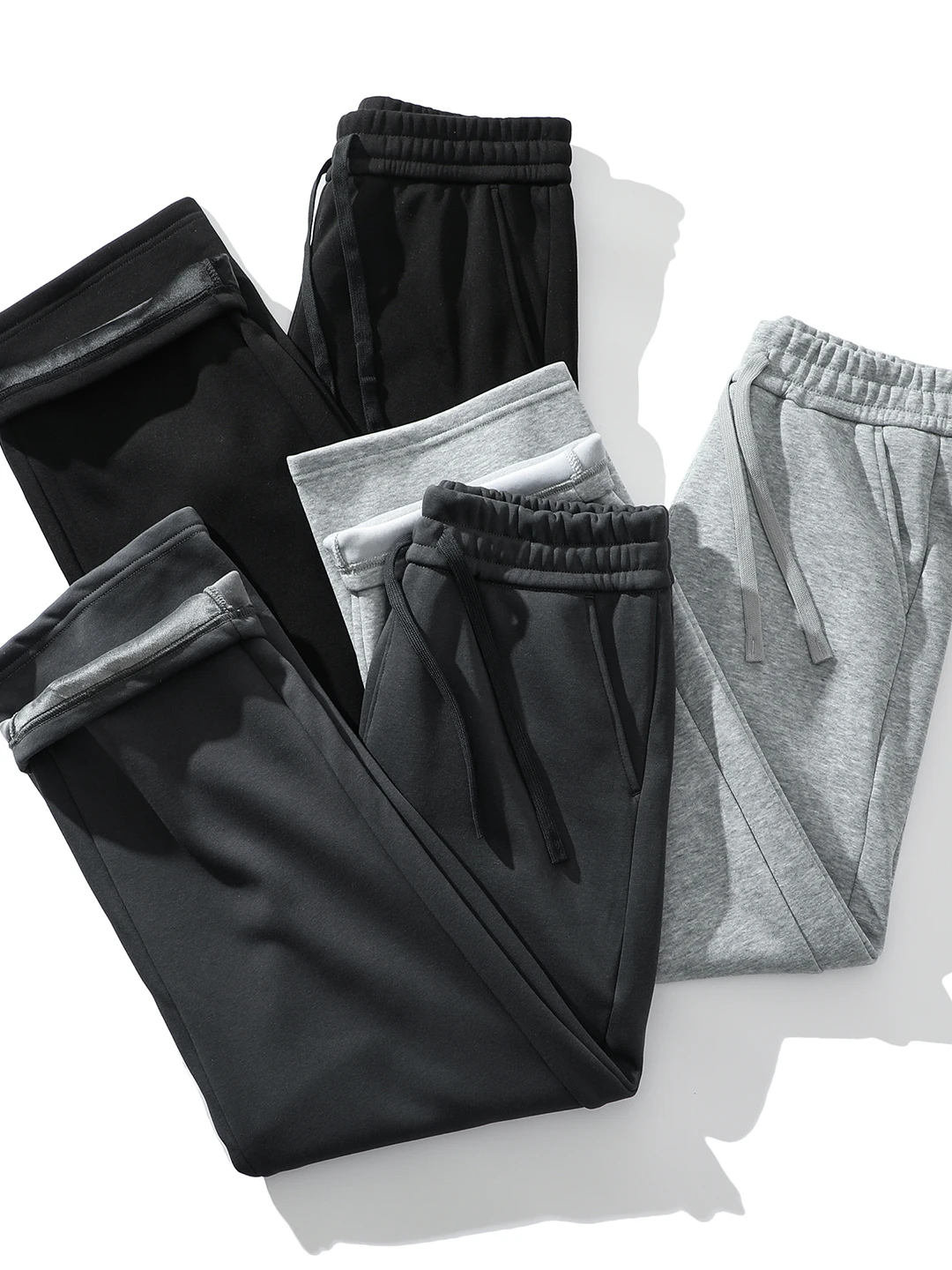 

Мужские спортивные повседневные брюки Thiened Fce с эластичным поясом, новые зимние прямые спортивные штаны, модные городские брюки