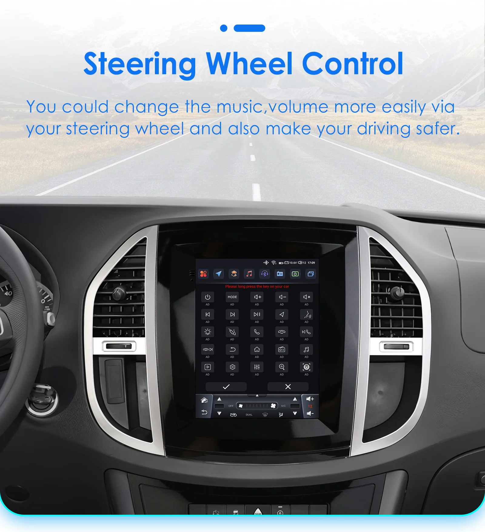 9.7 "7862 Carplay أندرويد 14 راديو السيارة التلقائي نظام تحديد المواقع ستيريو لمرسيدس بنز فيتو 2014-2020 مشغل وسائط متعددة شاشة السيارة الذكية #6