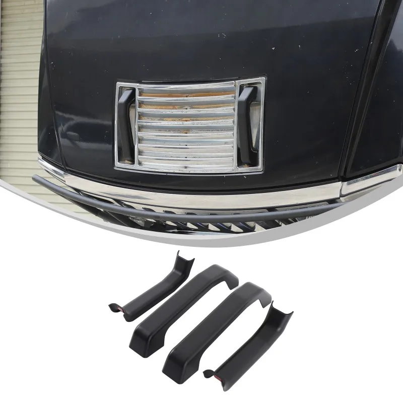 

ABS For 2003 2004 2005 2006 2007 2008 2009 Hummer H2 Engine hood Top Handle Trim Cover Cap Car Accessories