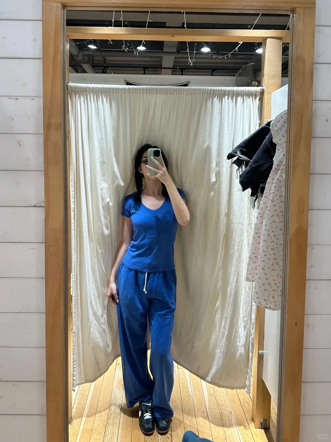 Electric Blue T-shirt Pant Sets Women Y2K Casual Basic O-neck Short Sleeve Tee+Straight Sweatpant Cute Preppy Style 2 Piece Set view 6