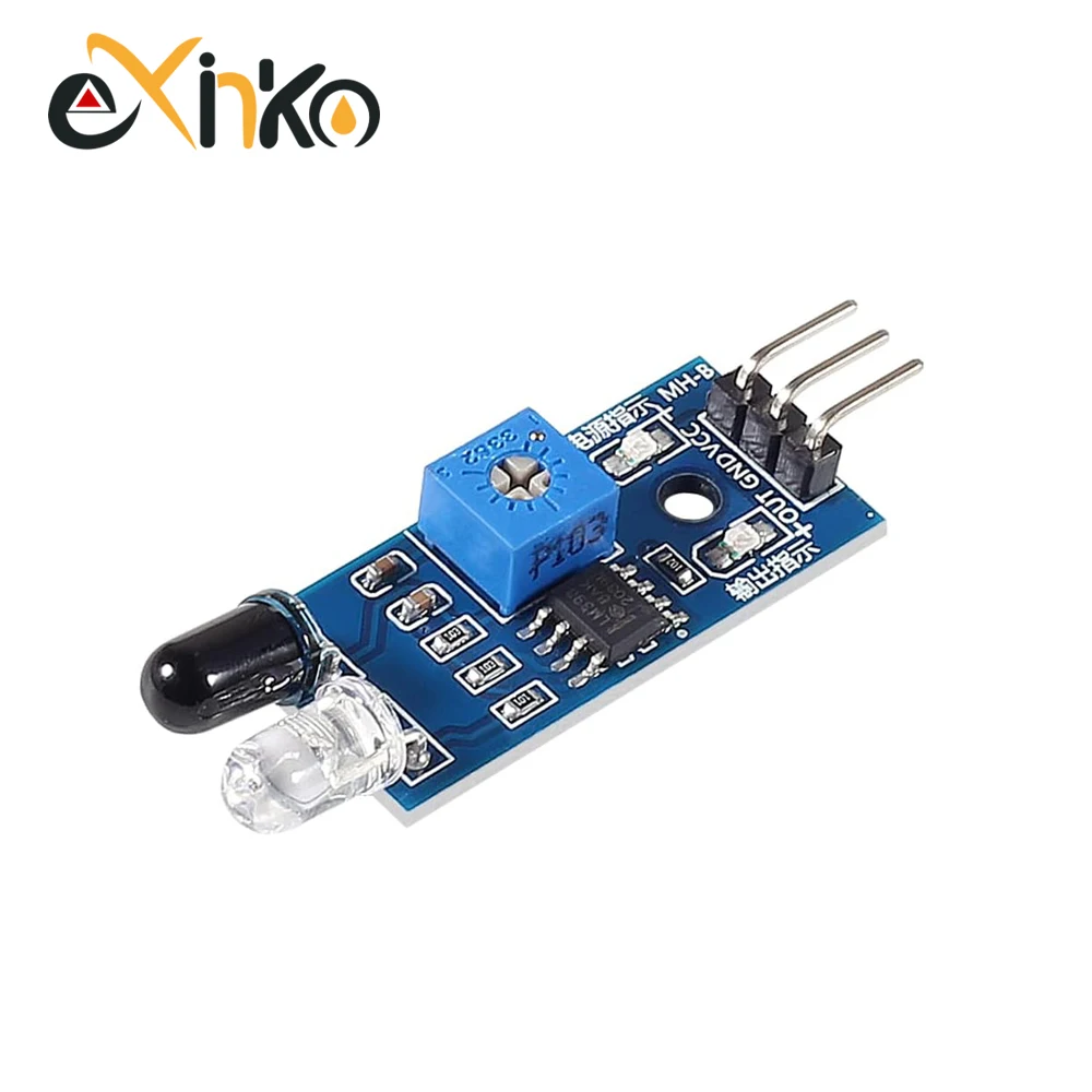 5/10pcs IR Infrared Obstacle Avoidance Sensor Module for Arduino Diy Smart Car Robot Reflective Photoelectric 3PIN