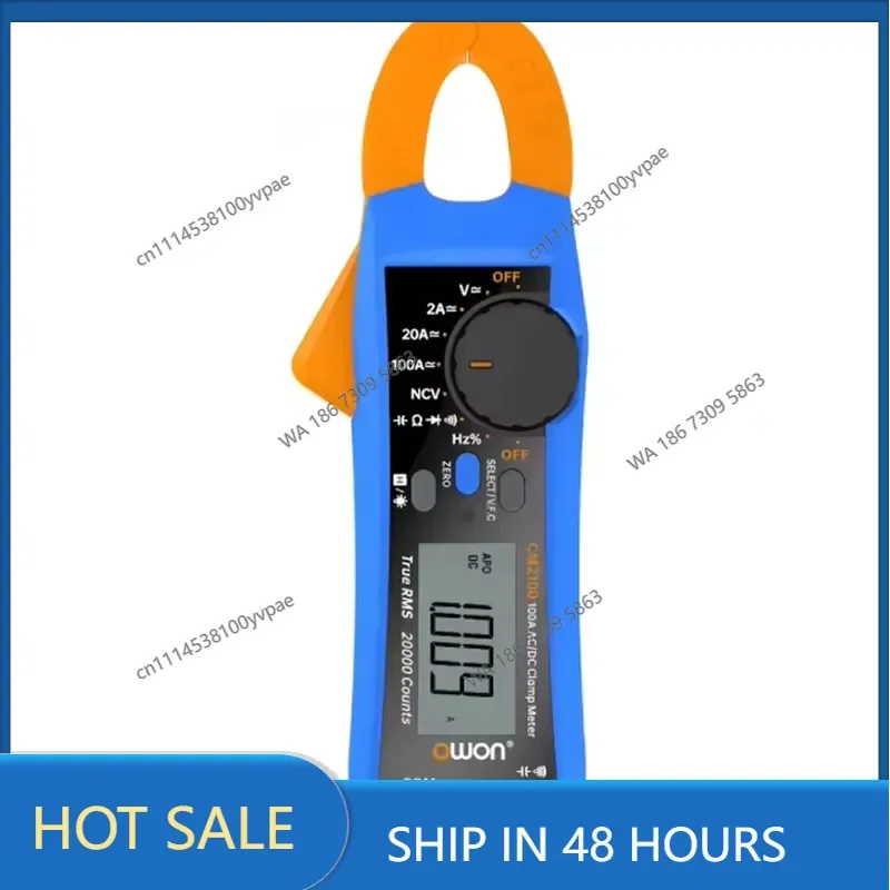 CM2100B 100A Digital Clamp Meter 20000 Count True RMS NCV Bluetooth Electrical Measurement Repair Tool