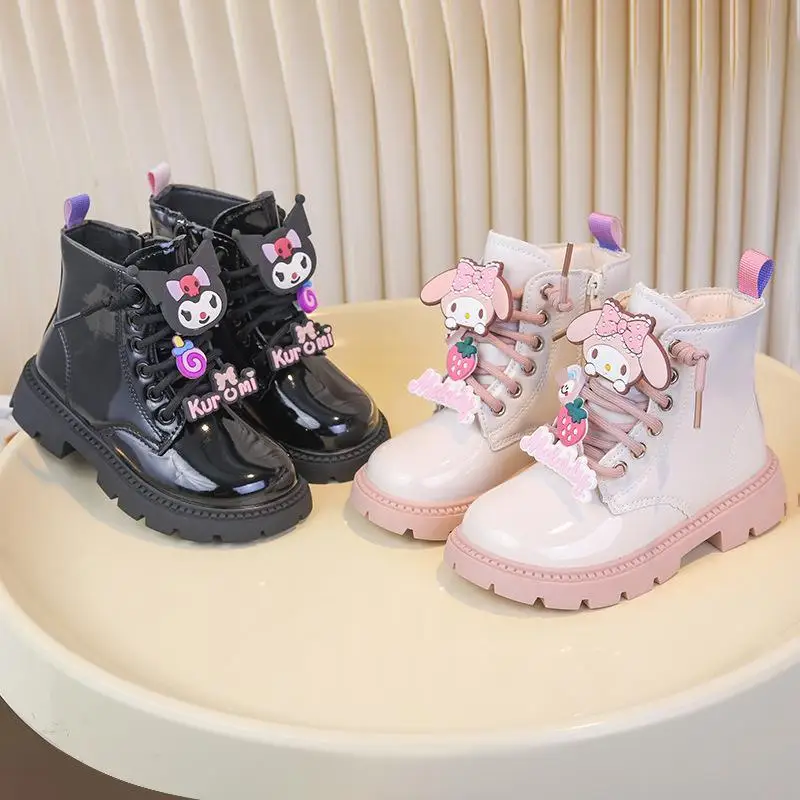 

Cute Sanrios Kuromi My Melody Children's Boots Children Casual Shoes Good-Looking High Quality Children's Boots Fashion Gift