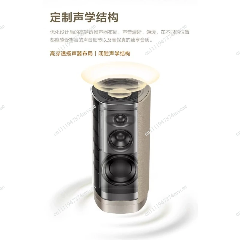 130W Vertical Cylindrical Wireless Bluetooth Speaker Super Subwoofer Home Theater Sound System For TV