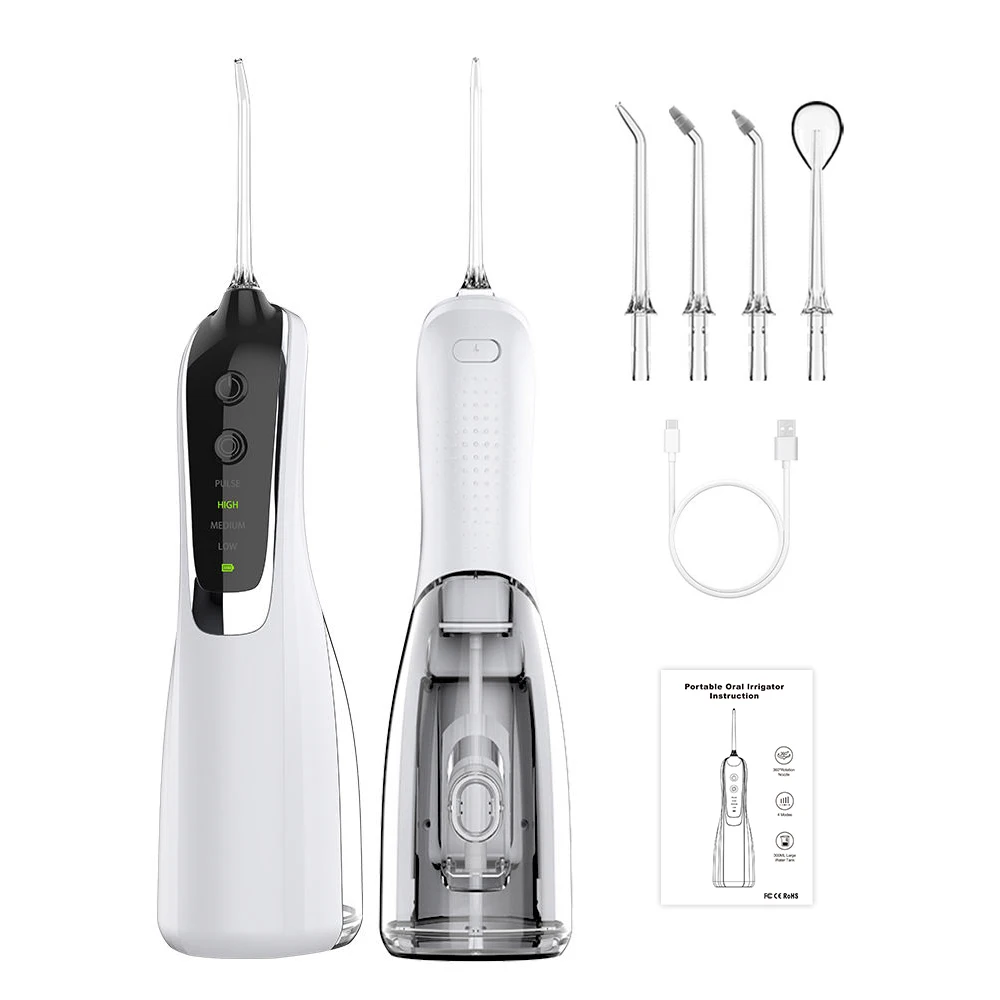 Rechargeable Portable Professional Oral Irrigator Water Flosser for Effective Teeth Cleaning