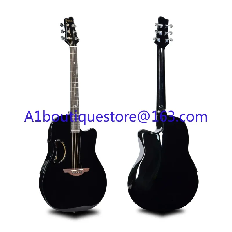 New Arrivals Musical Instruments Guitar Solid Spruce 41 inch Carbon Fiber Deviser Acoustic Electric Guitar For Wholesale OEM