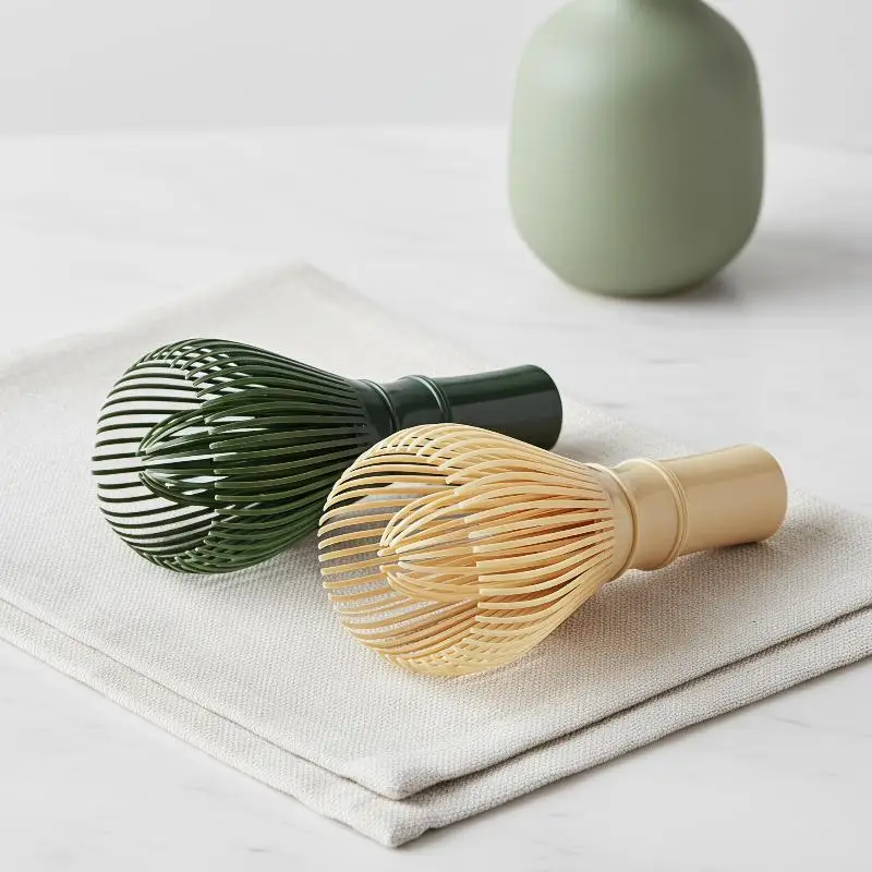 [E] Matcha Whisk Reusable Resin Whisk Food Grade Green Tea Powder Whisk Matcha Making Home Tea Ceremonies