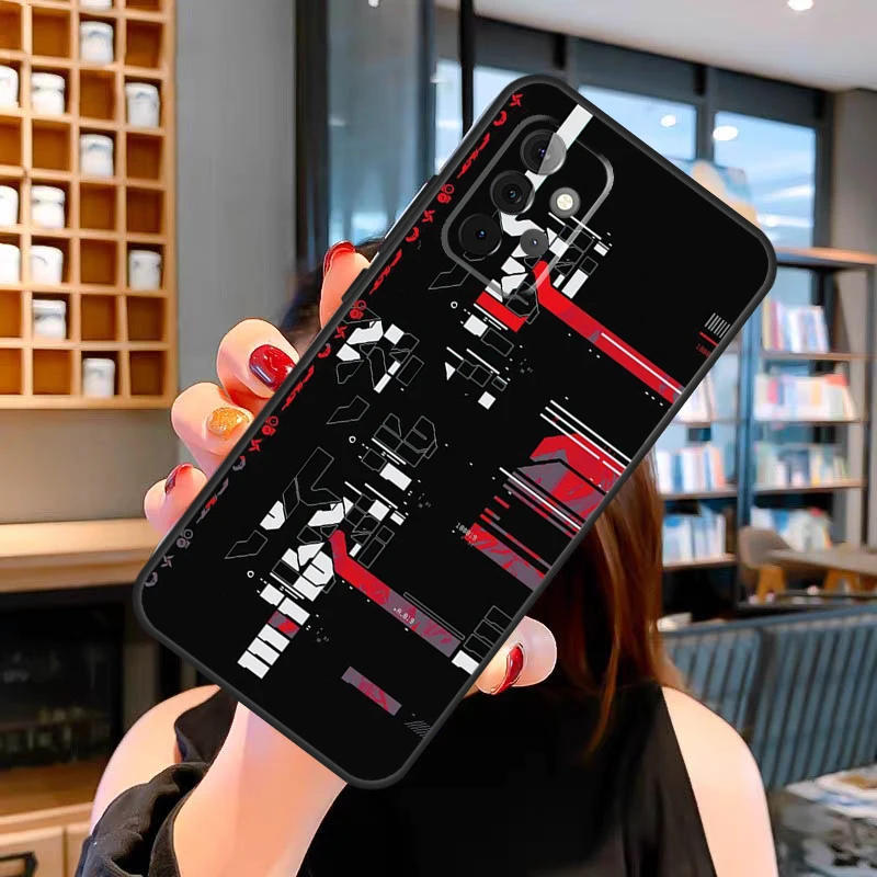 Punk Cool Art Hülle für Samsung Galaxy A13 A36 A56 A23 A52 A32 A12 A54 A34 A14 A16 A26 A33 A53 A15 A35 A55